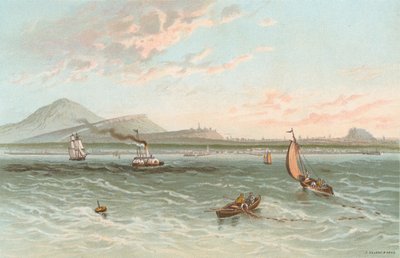 Édimbourg depuis le Firth of Forth - English School