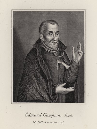 Edmund Campian (gravure) - English School