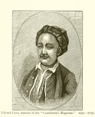 Edward Cave, fondateur du Gentlemans Magazine - English School