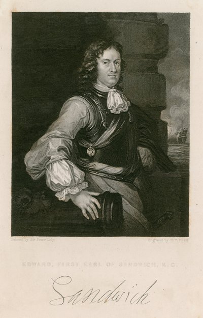 Edward Montagu, Comte de Sandwich - English School