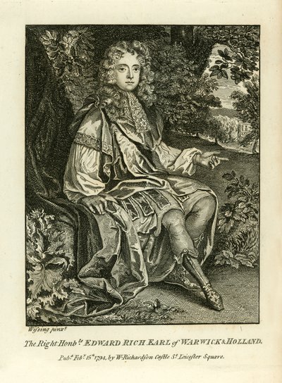 Edward Rich, comte de Warwick et Holland - English School