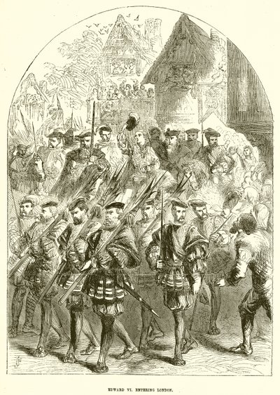 Édouard VI entrant à Londres - English School