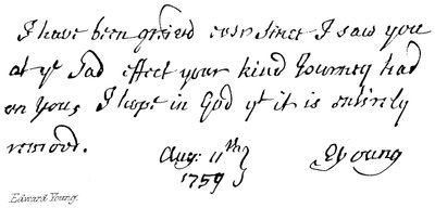 Edward Young - English School