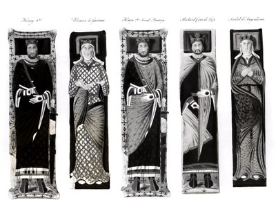 Effigies de Henri II (1133-89) Éléonore d