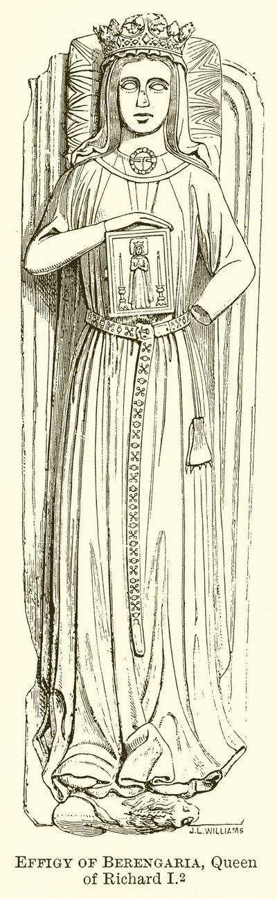 Effigie de Bérengère, reine de Richard Ier - English School