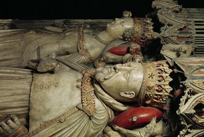 Effigie de Henri IV (1367-1413) sur sa tombe dans la cathédrale de Canterbury - English School