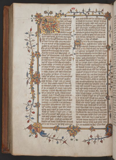 Egerton 617, Bible Wycliffite, avant 1397 (vélin) - English School