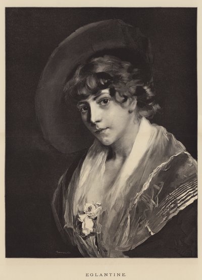 Églantine (gravure) - English School