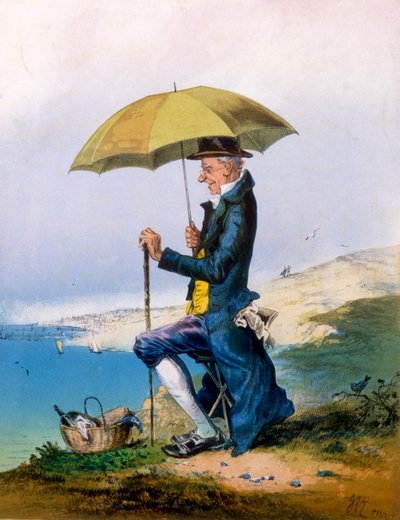 Huit heures au bord de la mer pour trois shillings, gravure par A. Concannen, 1873 - English School