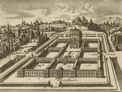 Élévation du Temple de Jérusalem tel que construit par Hérode - English School