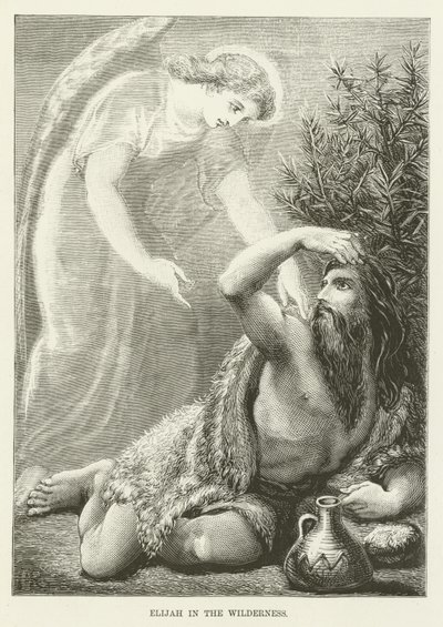 Élie dans le désert - English School