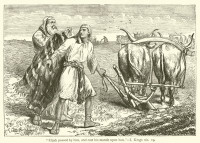 "Élie passa près de lui, et jeta son manteau sur lui", I, Rois, xix - English School