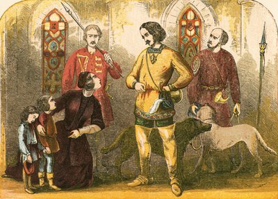 Elizabeth Woodville implorant le roi Édouard d