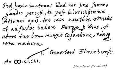 Geverhart Elmenhorst - English School