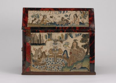 Coffret brodé, vers 1660 - English School