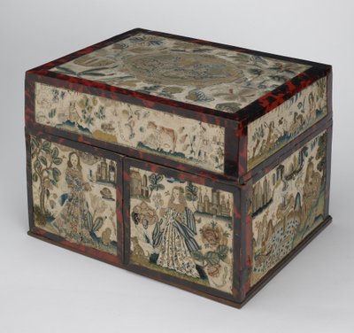 Coffret brodé, vers 1660 - English School