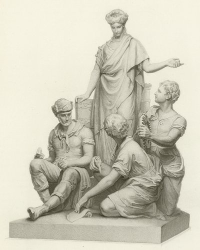 Ingénierie, Albert Memorial, Hyde Park, Londres - English School