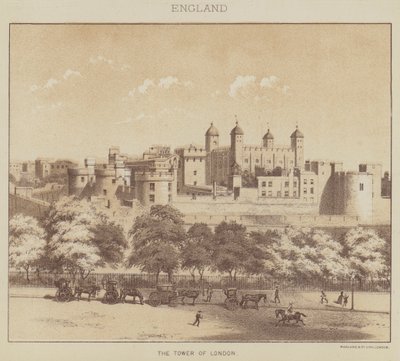 Angleterre, La Tour de Londres - English School