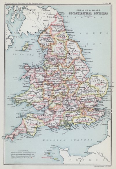 Angleterre et Pays de Galles, divisions ecclésiastiques - English School