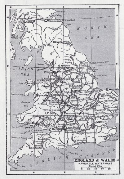 Angleterre et Pays de Galles, voies navigables - English School