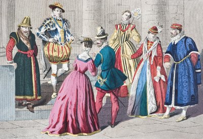 Modes anglaises du XVIe siècle, de 