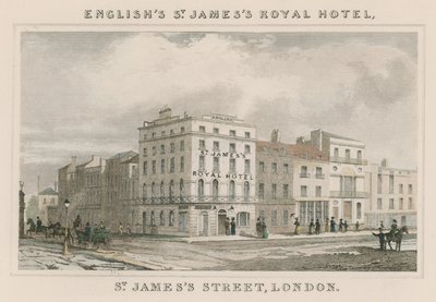 Hôtel Royal Englishs St Jamess, St Jamess Street, Londres - English School