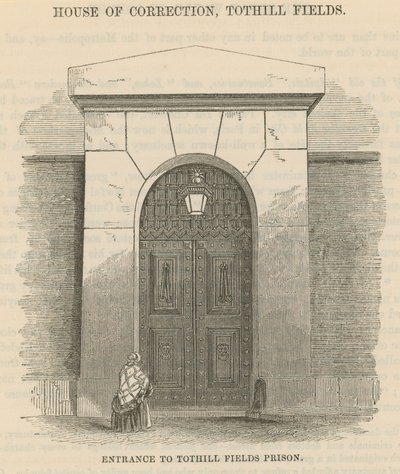 Entrée de la prison de Tothill Fields - English School
