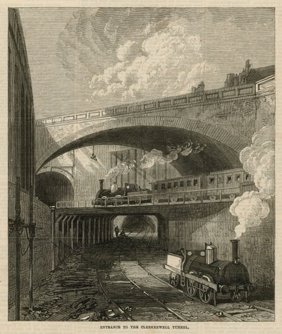 Entrée du Tunnel de Clerkenwell - English School
