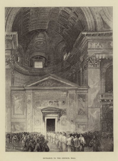 Entrée de la salle du conseil - English School
