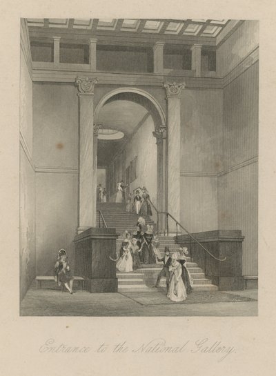 Entrée de la National Gallery - English School