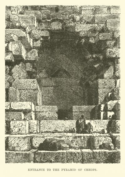 Entrée de la pyramide de Khéops - English School