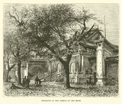 Entrée du Temple de la Lune - English School