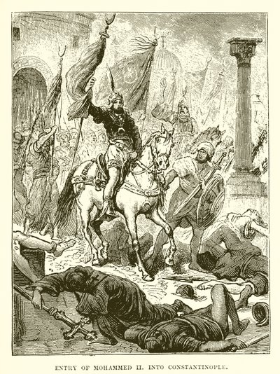 Entrée de Mohammed II à Constantinople - English School