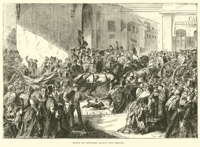 Entrée des canons capturés à Berlin, septembre 1870 - English School