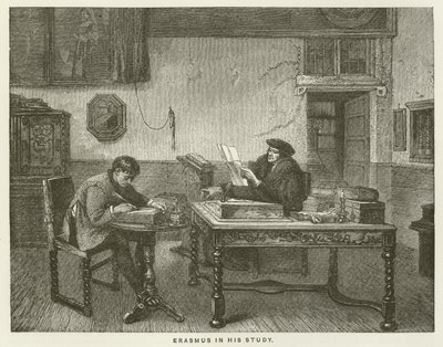 Érasme dans son étude - English School
