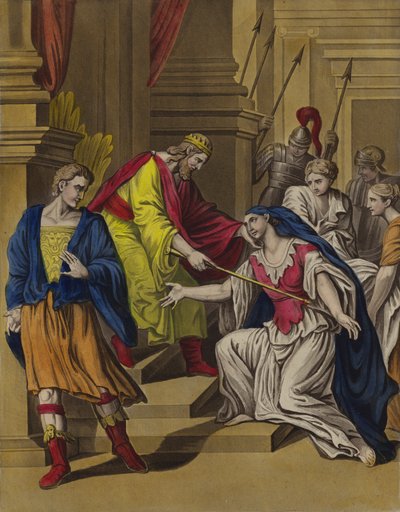 Esther devant Assuérus - English School