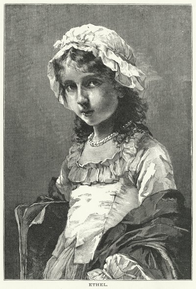 Ethel (gravure) - English School