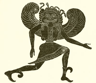 Gorgone étrusque (Musée Campana) - English School