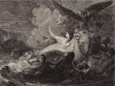 Europe (gravure) - English School