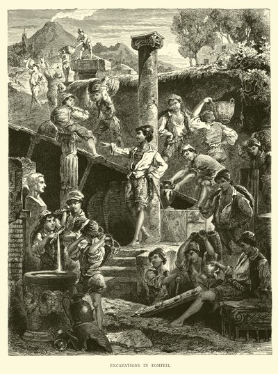 Fouilles à Pompéi - English School