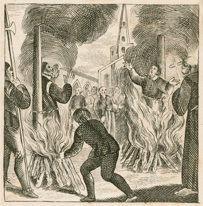 Exécution des évêques Ridley et Latimer, Oxford - English School