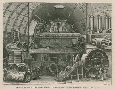 Expositions à la récente exposition des métiers du métal tenue à l