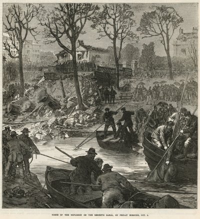 Explosion sur le canal de Regents - English School