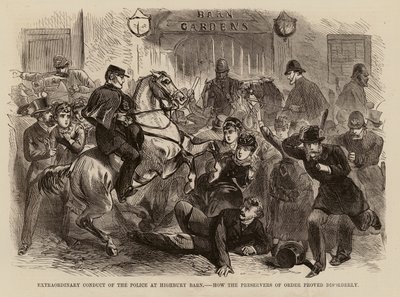 Conduite extraordinaire de la police à Highbury Barn, comment les gardiens de l