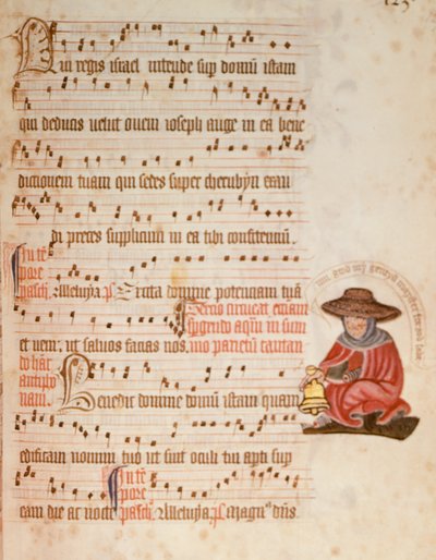 Partition musicale avec un dessin d