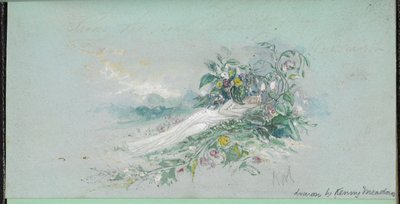 Une femme parmi les fleurs, d