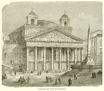 Façade du Panthéon - English School