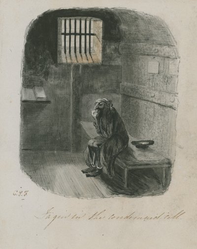Fagin dans la cellule des condamnés - English School
