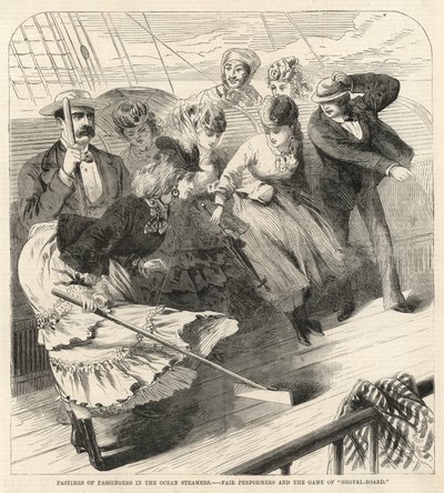 Artistes de foire et le jeu de la pelle - English School