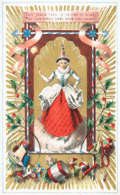 Marraine la bonne fée, Carte de Noël - English School